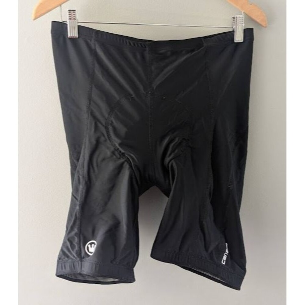 Mens  Canari Gel Spandex Black Padded Cycling Shorts XL